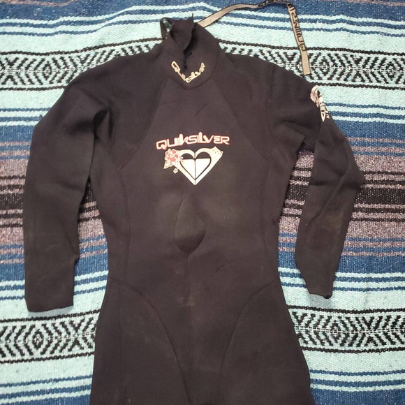 Vintage Roxy Quicksilver Wetsuit Full Suit 1990s - Picture 1 of 8